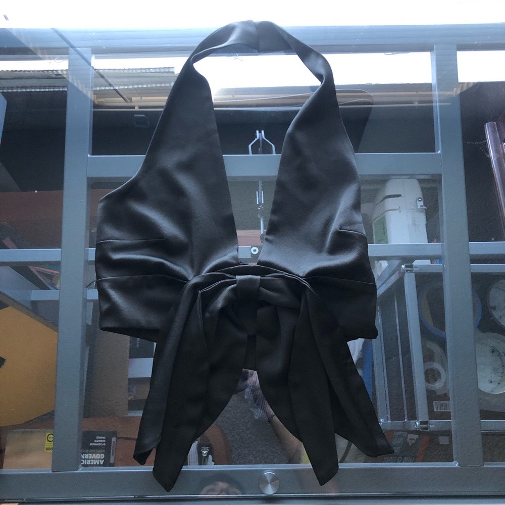 Missguided formal bow crop top, never been worn